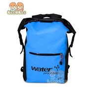PVC Waterproof Outdoor Backpack Foldable Hiking Beach Bucket Backpack 25L