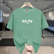  Bad Boy Distro T-Shirt White Text Premium Quality Cotton Combed 30s T-Shirt Short Sleeve T-Shirt Un