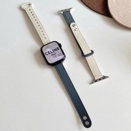 สายหนังบางสำหรับนาฬิกา Apple Ultra 41Mm 49Mm 44Mm 45Mm 40 38 42 MM สายนาฬิกาข้อมือสำหรับ Apple Watch ข้อมือ IWatch Series 9 8 7 3 4 5 6 Se 2 1 (จำหน่ายเฉพาะสาย)
