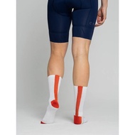 CHPT3 MOST DAYS ROAD SOCKS - WHITE/FIRE RED