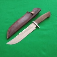 Pisau Bushcraft Survival Hunting Skinner Buffalo Baja Bohler K110