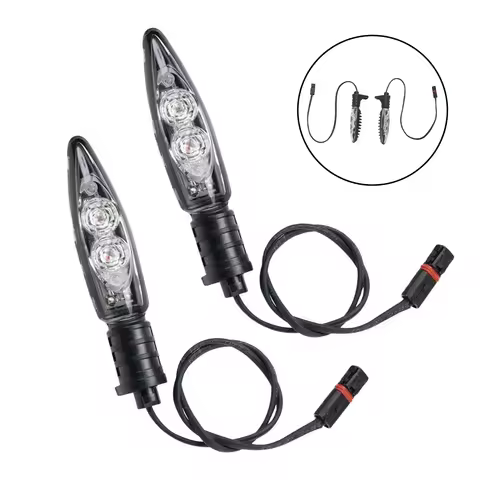 2PCS Red Turn Signal Light ABS for BMW For S1000RR For HP4 For F800GS R1200R G310GS 2017-2026 OEM Nu