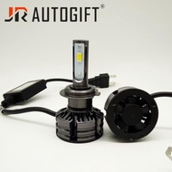 Ricolor 3Color LED Headlight Turbo Fan H1 H4 H7 H11 HB3 HB4 สำหรับโทรศัพท์มือถือ ชิ้นส่วนอุปกรณ์อิเล