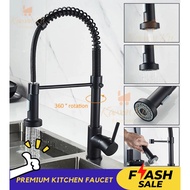 304 Kitchen Faucet Deck Mounted Mixer Tap 360 Degree Rotation Stream Sprayer Nozzle Kitchen Sink Hot