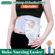 [Singapore Shipping]Ostomy Abdominal Belt Brace waist support wear on the abdominal stoma to fix bag and prevent parastomal hernia Adjustable Ostomy Belt Unisex Ostomy Hernia Support Abdominal Binder Brace Stoma
