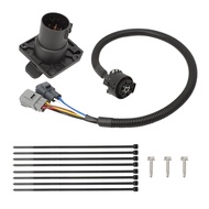 [themremain]-7 Way RV Blade Trailer Wiring for F450 F550 F650 56443 Trailer Wiring Harness for Trail