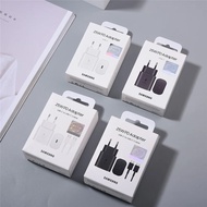 EP-TA800 Samsung 25W Super Fast Charger Adapter USB Type C PD Fast Charging 2.0 100CM 3A USB C Cable