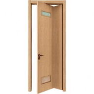 Solid wood✲Solid Wood Composite Folding Door Modern Minimalist Home Interior Door Bathroom Kitchen B