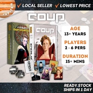 Coup Board Games Card Games Indoor Activity Expansion Reformation Cards Strategy Ready Stock Tableto