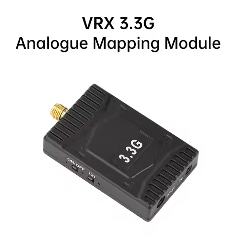 3.3GHz 4W 6W VTX/VRX Analog Mapping Module Wireless Audio/Video Transmitter and Receiver 16CH
