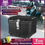 【New】Top Box Aluminium Motorcycle 45L Motorcycle Box Storage Top Box Extra Trunk SANDAR BELAKANG SUITABLE FOR TOP BOX AL