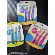 Bebeta training toothbrush set 3 stages