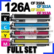 Full Set Compatible to H* laserjet 126A CE310A pro CP1025 CP1025nw 100 color mfp M175A M175nw M175