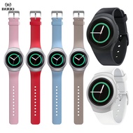 ⋐⋐ For Samsung Gear S2 R720 watch strap Replacement Silicone Solid color sport watchband Straps For Samsung Gear watch 【nuuo】