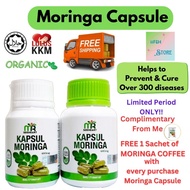 [SG Seller] Moringa Oleifera Leaf Powder 60/100 Capsules. Health Supplement Anti diabetic, Cholesterol