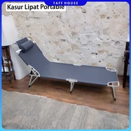 Saintbo Adjustable Portable Folding Escort Bed 170x55x26cm - G011