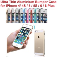 iPhone 6S / 6 / iPhone 6S Plus / 6 Plus / iPhone 5/5S / iPhone 4/4S Aluminium Bumper Case Casing Cov