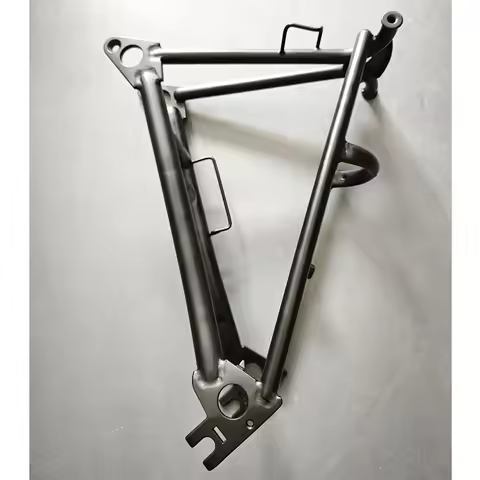 ACEOFFIX Black Rear Triangle for Folding Bike Frame Chrome Molybdenum Steel Rear Rack Accessories