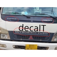 Mitsubishi Fuso Canter Lettering Sticker for Truck Head. Mitsubishi Fuso Canter intercooler Truck He