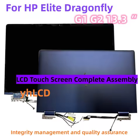 13.3“For HP Elite Dragonfly G1 G2 LCD Touch Screen Replacement Assembly M44360-001 M44361-001 M42271