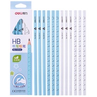 | colour pencil set | luna colour pencil ♜Deli 58141 Kindergarten Writing Cute Colorful Rod Triangle