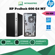 PC i5 HP ProDesk 600 G4 MT Intel Core i5 (8th Gen) / 16GB RAM / 512GB NVME / Win 11 Pro (Refurbished