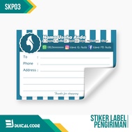 Skp03 Online Shop Olshop Package Delivery Label Sticker