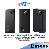 Baseus Adaman/Adaman2 Digital Display [PPAD000001] (10000mAh/20000mAh) Powerbank