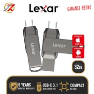 LEXAR JumpDrive D400 OTG 32GB DualDrive USB 3.2 Flashdisk | FD FlashDisk LEXAR JumpDrive D400 OTG 32