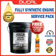 DUCAL FULLY SYNTHETIC HEAVY DUTY DIESEL ENGINE OIL 5W30 API CK4/SN 18 LITRES (FREE ENGINE FLUSH) MIN