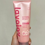 (PRELOVED) LAVOJOY (New with 2 pumps) Let it glow daily shine body serum SPF 20 PA ++ (01 CREAM BEIG