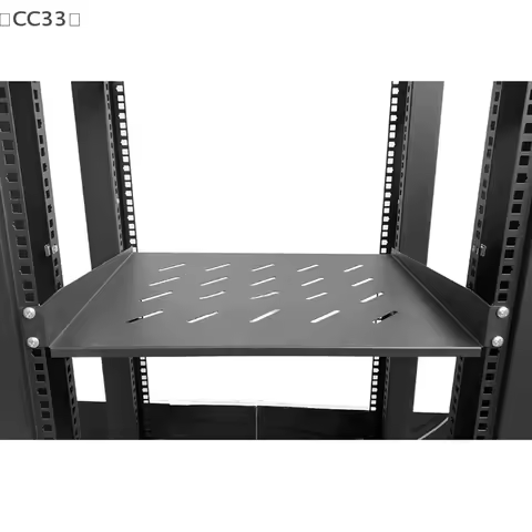 〔CC33〕1U Server Rack Mount Shelf Vented Cantilever Tray For 19Inch Network Equipment Rack & Cabinet,