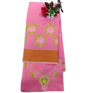 COTTON SAREE WITH STONE WORK