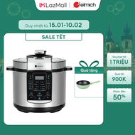 (SALE TẾT)Nồi áp suất điện đa năng Elmich PCE9150 dung tích 6L