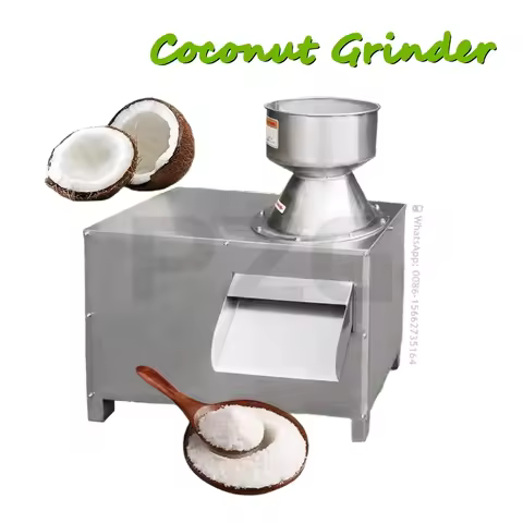 Commercial Electric Small Coconut Blade Copra Grind Process Coconut Shred Grinder Crusher Grater Scr