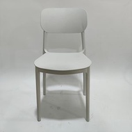 全城熱賣 - 北歐餐椅 家用塑膠椅子 現代簡約牛角洽談書桌椅凳子 靠背休閒椅（快遞送貨上門）