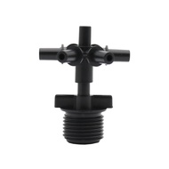 Connecting 21-inch external thread with multiple 6mm branches, smooth to attach mist and rain spray 