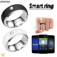 IRTJIFSSX NFC Smart Ring, Multifunctional Stainless Steel Finger Digital Ring, Intelligent Waterproo