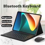 Wireless Bluetooth Keyboard Mouse for Lenovo Tab M10 Plus 3rd 10.6 2022 P11 Gen 2 11.5 Pro 11.2 11 2020 2021 Pro 11.5 2021 2020 M10 Plus 10.3 Magnetic Keyboard Case