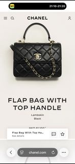 Mini Chanel Flap Bag with Top Handle