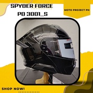 Spyder force+ pd 3001s dual visor modular helmet