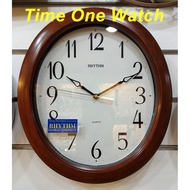 Physical Store Japanese Style _ Rhythm Reiseng Clock Classical Oval Solid Wood Wall Cmg271nr06 Cmg433 Cmg271 Cmg944