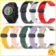 Garmin Approach S62 S60 smart watch QuickFit magnetic folding buckle soft silicone strap smartwatch 