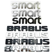 適用奔馳SMART小精靈車頭標改裝前后尾車標巴博斯BRABUS機蓋字母