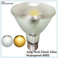 KEEP Long Neck Full Glass 13W PAR30 LED Indoor outdoor Waterproof IP65 Spotlight LED Soft Warm White
