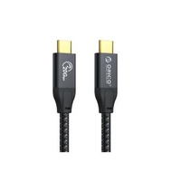SHIPPINGbebas - Usb-c to type-c 3.2 cable orico 50cm 20Gbps 4k 60hz pd 100w 5A cm32-05