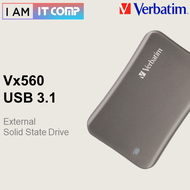 Verbatim Vx560 Type-C Portable Solid State Drive ( 256GB / 512GB / 1TB ) - External SSD