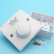 Ceiling Fan Speed Regulator Controller Top Fan Speed Regulator Switch Five-speed Fan Switch 86 Type 