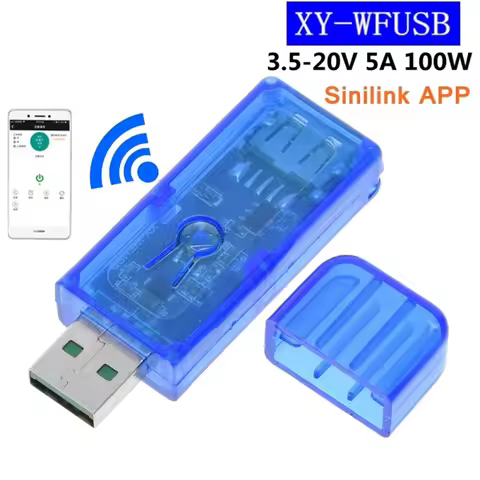 Sinilink WIFI-USB mobile phone remote controller 3.5-20V 5A 100W mobile phone APP smart home XY-WFUS
