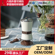 Hand-Cranked Coffee Bean Grinder Household Small Hand-Grinder Coffee Machine Freshly Grinded Hand-Br